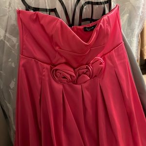 By Rex, red bubble dress